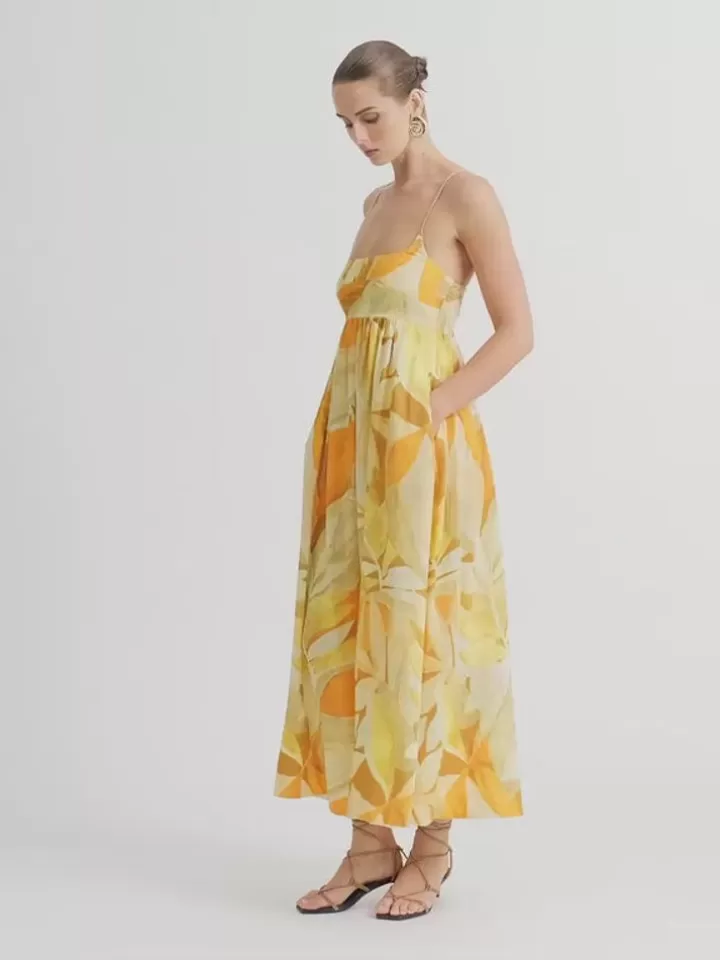 Woman SHEIKE Amber Leaves Maxi Dress